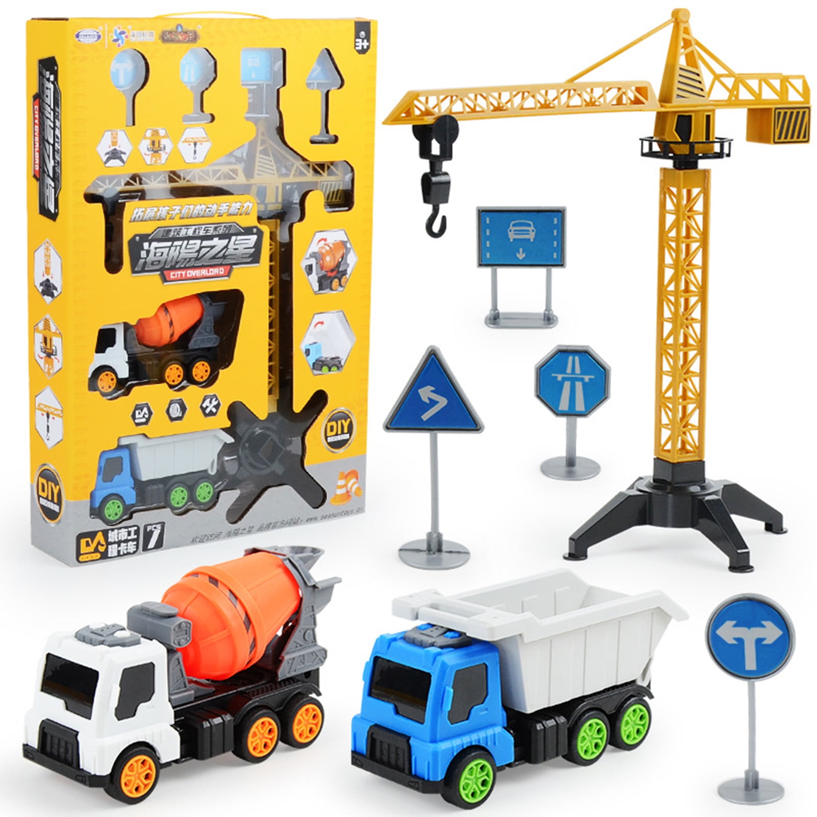 Travelwant Mini Construction Vehicles for Construction Party Favors