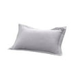 thumbnail image 2 of EGYMEN 1PC Cotton Pillowcase, 19"x29" Breathable Soft Pillow Cover, Cozy Microfiber Cushion Case, Elegant Washable Pillow Shams(Gray), 2 of 6