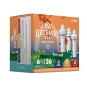 Cirkul Gateway Tea Flavor Cartridge Variety Pack, 6-Pack ( 2 Sweet Tea, 2 Tea and Lemonade, 2 Blueberry Tea)