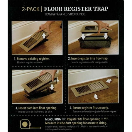 

Floor Register Trap 4 x 10