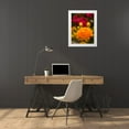 thumbnail image 3 of Grayscale 25x32 White Modern Wood Framed Museum Art Print Titled - Yellow Blooms V, 3 of 4