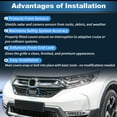 thumbnail image 4 of Tapa de cubierta del sensor de radar de onda de la parrilla delantera Unique Bargains No.71124-TLA-A00 para Honda CRV 2017 2018 2019 con cubierta de radar de parrilla de crucero adaptativo, 4 of 7
