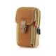 thumbnail image 1 of Bolso de lona para teléfono móvil, con cinturón, vertical, para hombre, multifuncional, tipo bandolera, resistente al desgaste, de lona, 1 of 6