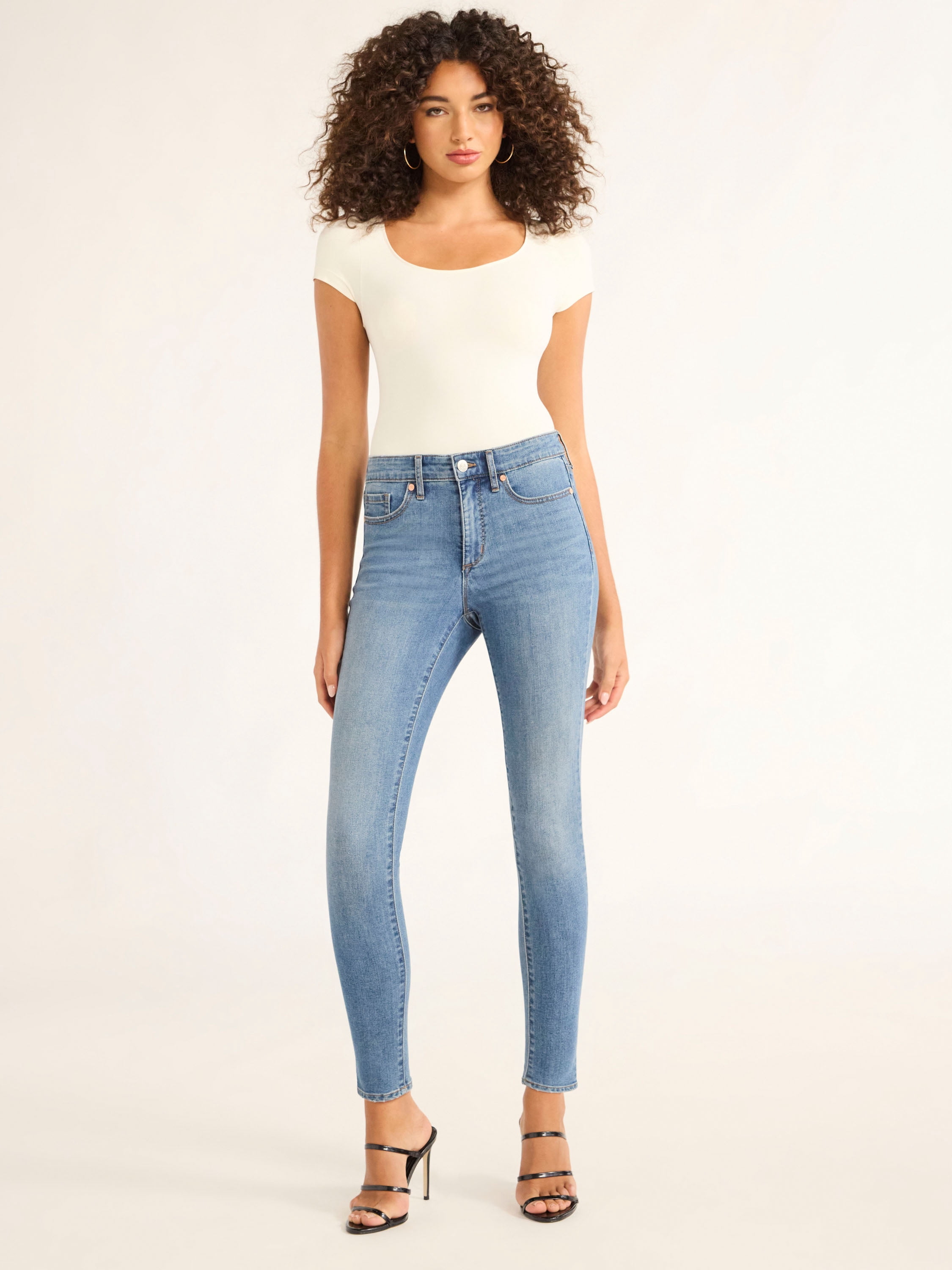 Sofia Jeans by Sofia Vergara Women's Sofia Mid Rise Ankle Raw Hem Jeans, Sizes 0-20