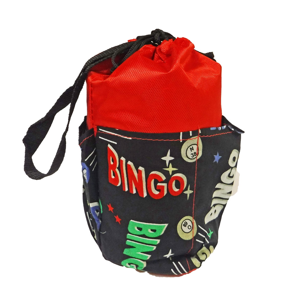 6 Pocket Bingo Bag Bingo Accessory Pouch Space Ball Design