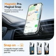 thumbnail image 4 of Magnetic Case for iPhone 16 Pro Max with Full Camera Protection [Compatible with Magsafe] [Translucent Matte] Protective Phone Case, Hot Pink,Clear, 4 of 5