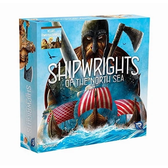 Renegade Game Studios Shipwrights of the North Sea, Part of the North Sea Trilogy, 2-5 players, Ages 10+, Viking strategy board game
