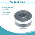 thumbnail image 2 of 16.4Feet Weather Stripping, Adhesive Seal Strip Draft Stopper(35mm, Grey), 2 of 6
