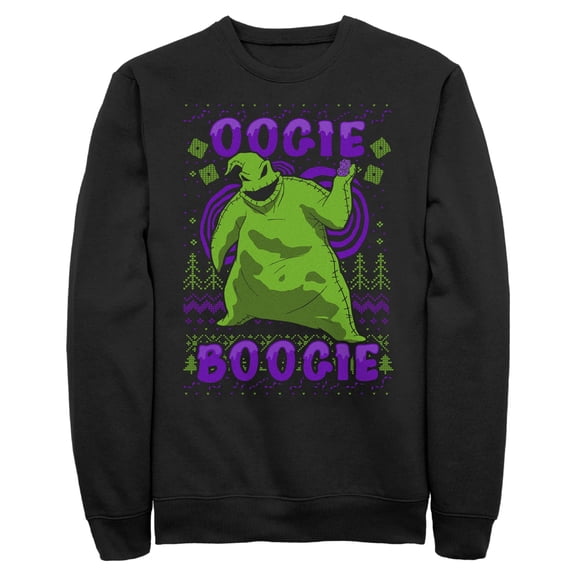 Mens The Nightmare Before Christmas Oogie Boogie Ugly Sweater Sweatshirt