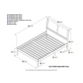 thumbnail image 7 of Portland Platform Bed with Open Foot Board, Multiple Colors, Multiple Sizes, 7 of 7