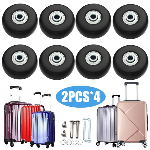1 Par Ruedas para Maletas Herramienta Reparación Ruedas para Maletas Con Ruedas Resistentes Al Desgaste (40*18mm)