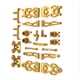 thumbnail image 2 of Kit de Accesorios de Actualización de Coche con Control Remoto de Aluminio para SCY 1/16 16101 16102 Gold, 2 of 5