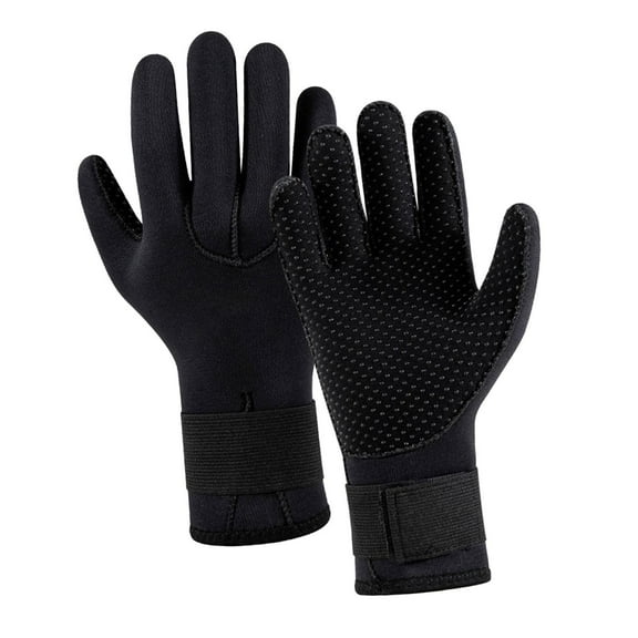 Diving Gloves Neoprene Gloves 3mm Wetsuit Gloves Anti Slip Winter Flexible Dive Gloves Swimming Gloves for Men, Women, Swimming, Snorkeling XL