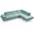 thumbnail image 3 of Glory Furniture Riveredge Twill Fabric Sectional in Teal, 3 of 7