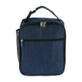 thumbnail image 3 of Unique Bargains Waterproof Lunch Bag Lunch Box with Pockets/Handle for Picnic, Blue, 3 of 8