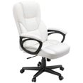 thumbnail image 1 of Homall Faux Leather High-Back Executive Office Chair with Lumbar Support,White, 1 of 7