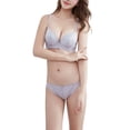 thumbnail image 4 of Wuffmeow Lace Embroidery Padded Push Up Bra Women Comfortable Bra, 4 of 5