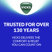 Vicks Warm Steam Vaporizer Humidifier with Night Light, 1.5 gal, 600 Sq. ft, White, V150SGNLUPCV2