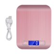 thumbnail image 2 of Báscus a digitales, carga USB, mini báscus de alimentos Báscus a eléctricas Báscu digital impermeable Pantal LCD recargable Oro 10kg 1g perfecl Escala electrónica, 2 of 6