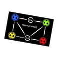 thumbnail image 4 of koolsoo Football Training Mat Easy to Clean Football Mastery Mat for Indoor Starters, 4 of 9