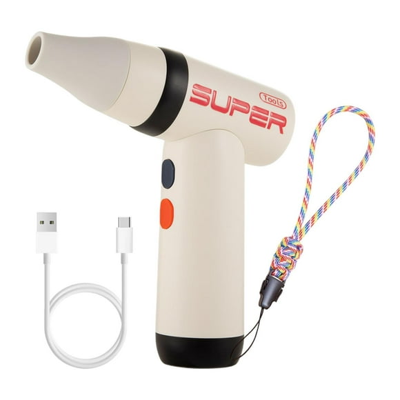 Secador de cabello portátil potente secador de pelo compacta 3 energía eólica ajustable (solo modo de viento frío) para viajar a casa mujeres hombres Azul