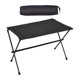 thumbnail image 3 of Soporte de mesa plegable, equipo negro de mano, escritorio resistente, aleación de aluminio para fiesta, Camping, comedor, exterior, patio trasero,, 3 of 9