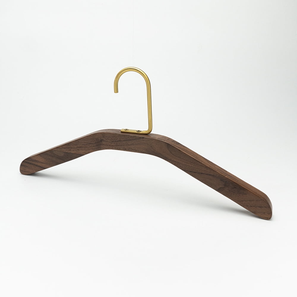 Retro Wooden Coat Hangers Multi Purpose Shirt Hangers For Storing Dress