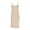 Beige, variant on Sakmal Square Neck Nightgowns for Women Plus Size Chemises Yellow Sleeveless Womens Nightgowns S