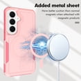 thumbnail image 5 of ELEHOLD Magnetic Case for Samsung Galaxy S26, Shockproof Full-Body Case, Precision Cutouts, Screen/Camera Protection,Pink, 5 of 6