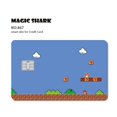 thumbnail image 1 of Magic Shark Earth Golden Flower Cat Ainime Circuit Board Matte Skin Sticker Film Cover for Credit Card Bank Card 867 Small Chip, 1 of 6