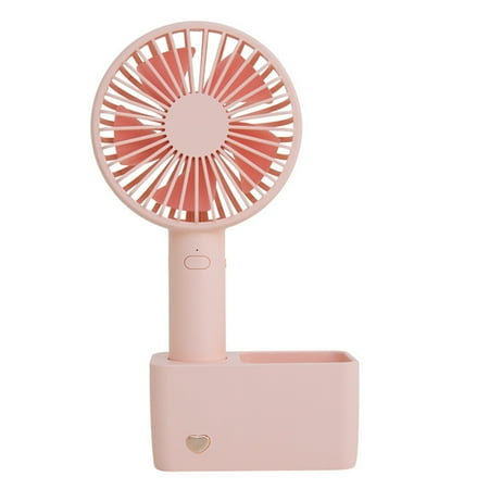 

cdar Handheld USB Desk Fan 3 Adjustable Speeds 2000mAh Battery Portable Powerful Wind Pen Holder Fan for Home USB Fan