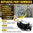 thumbnail image 5 of 3977767 Dryer Thermostat Replacement Part Compatible for Whirlpool Kenmore Maytag Dryer, Replaces WP3977767 3399693 WP3977767VP AP6009043 PS11742185, 5 of 5
