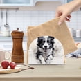 thumbnail image 6 of Abstract Dog Acrylic Napkin Holder Clear Paper Tissue Dispenser Kitchen Dining Room Bathroom Party Hotel, 6 of 8