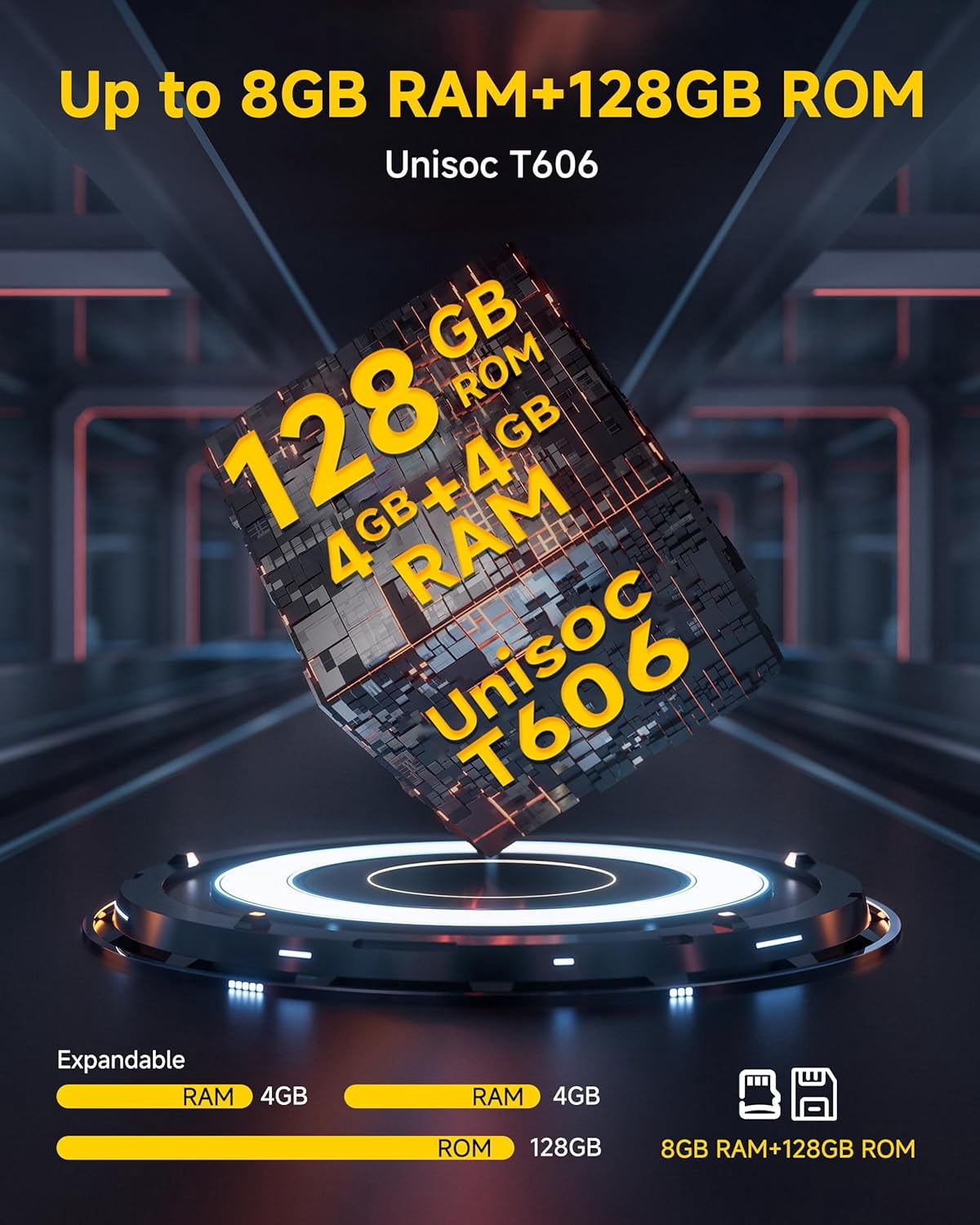 Ulefone Note 20 Pro Phone Unlocked, 8GB 128GB, 8-Core, 6.75" 90Hz Display, Android 14, 50MP AI Camera, 6000mAh Battery, Dual 4G LTE