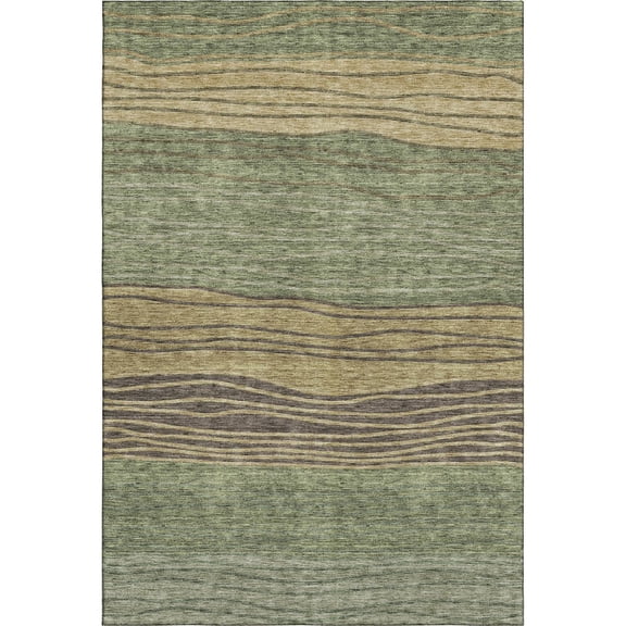 Dalyn Rugs Premium Machine Washable Mayfield AMF735 Olive 3' x 5' Rug