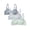 grey,light grey,light green, variant on CHAOYUNYI 3/5 Pack Lightly Padded Bras for Girls,Teens and Petite Women,Solids Training Bras Adjustable Strap Youth Sports Bras