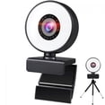 thumbnail image 1 of Streaming Webcam 1080P with Ring Light HD Webcam with, 1 of 5