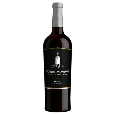 Robert Mondavi Private Selection Merlot Red Wine, 750 mL Bottle, 13.5% ABV