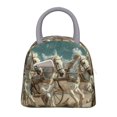 thumbnail image 1 of Fotbe Roman Chariot Horse Race Bolsa de Almuerzo con Estampado, Lonchera Aislada, Contenedor de Comida Reutilizable Tipo Cooler a Prueba de Fugas, 1 of 6