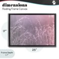 thumbnail image 4 of Stupell Industries Modern Pink Meadow at Dawn Black Floating Frame Canvas Art, 25 x 17, by Nathan Larson, 4 of 8