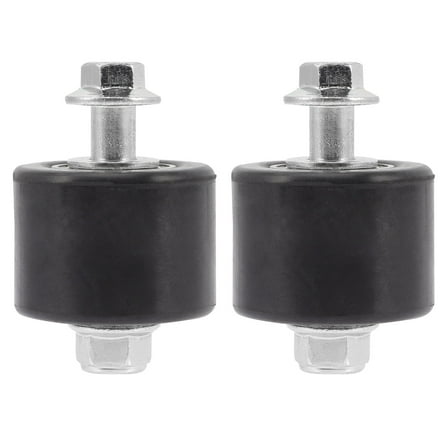 Soimiss 2pcs Chain Roller Tensioner Alloy Black Motorcycle Riders