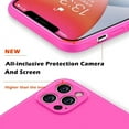 thumbnail image 4 of Soft Square Liquid Silicone Case For iPhone 15 14 11 13 12 Pro Max Mini Plus X XR XS Max 7 8 SE 2022 Protective Back Cover Amethyst Color For iPhone 14 pro, 4 of 6