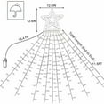 thumbnail image 3 of MesaSe Halloween Decorations Clearance Sale  Christmas Lights Outdoor 350LED 11.5FT 9 Strand Christmas Decorations With 8 Lighting Modes/Memory Function  Star String Lights, 3 of 9