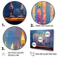 thumbnail image 3 of Designart "Hanukkah'S Vibrant Hues In Judaism" Judaism Floater Framed Canvas Art Print, 3 of 5