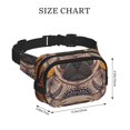 thumbnail image 4 of Disketp Pug dog Yoga Riñonera de Doble Capa, Bolsa de Cintura Ajustable para Viajes, Correr y Senderismo, Riñonera Ligera para Hombre y Mujer, 4 of 9