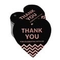 thumbnail image 1 of Inkdotpot Thank You For Celebrating With Us Bridal Shower-Baby Shower-Retirement-Wedding-Birthday Bottle Tag Real Rose Gold Foil Favor Hang Tags Pack Of 100, 1 of 8