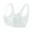 White, variant on LLYWEY Workout Bras No Wire Bras Women Plus Size Ladies Underwire Bra Style-951 Women's Plus Multiway Bra Feature Adult Female High Impact Sports Bras Light Blue 42B