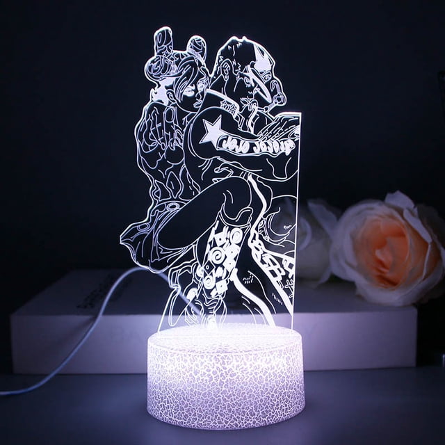 Luz nocturna LED 3D JoJo's Bizarre Adventures Jolyne Cujoh