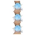 thumbnail image 1 of Toystoory Encantador ramillete de muñeca con rosa, accesorio hermoso y femenino, elástica ligera para bailes de graduación N4, azul claro Type1 NO1, 1 of 6