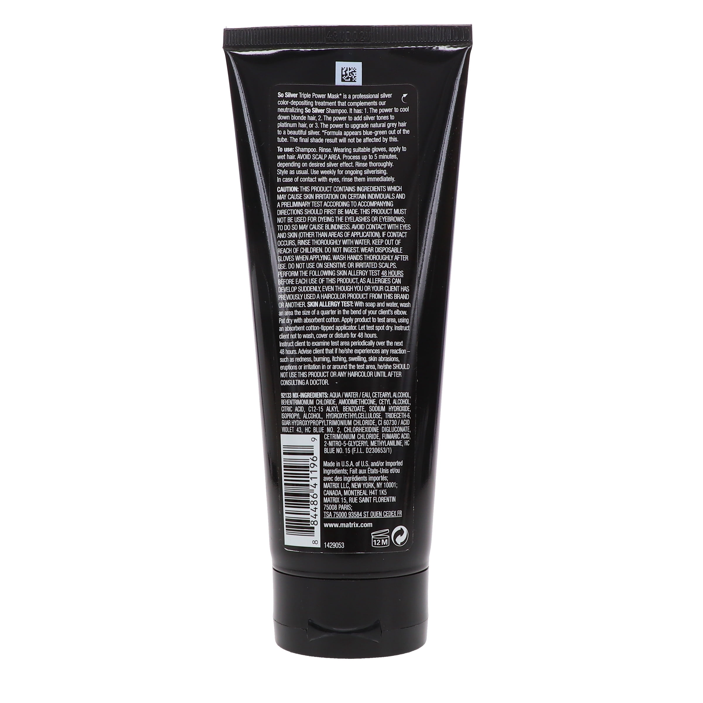 Matrix Total Results So Silver Triple Power Hair Mask 6.7 oz